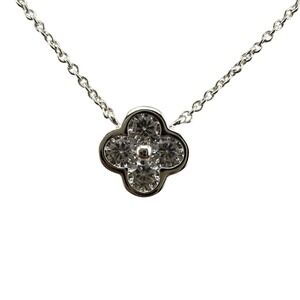 Dainty Electric Picks Camilla Necklace Silver Plated Pave Crystals Icon Pendant